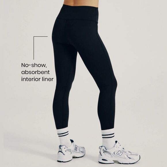 KT by Knix Leakproof Active Black High Waist Legging Size Small - Picture 2 of 9